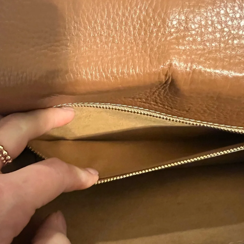 Tory Burch Brown Leather Shoulder Bag - Picture 10 of 16